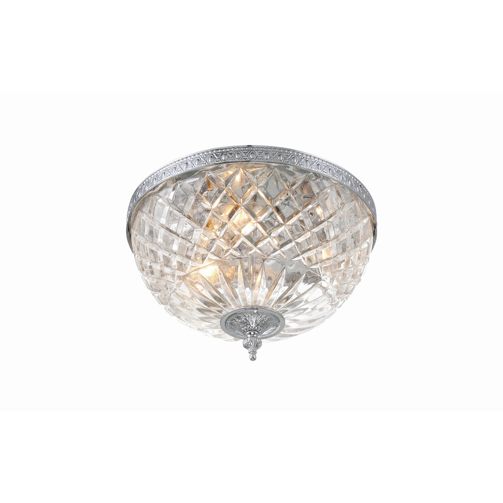 Crystorama Radley 12'' Flush Mount in Polished Chrome - Additional View