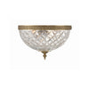 Crystorama Radley 12'' Flush Mount in Olde Brass - Additional View
