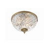 Crystorama Radley 12'' Flush Mount in Olde Brass - Additional View