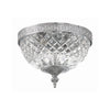 Crystorama Radley 8'' Flush Mount in Polished Chrome - Additional View