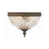 Crystorama Radley 8'' Flush Mount in English Bronze - Additional View