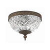 Crystorama Radley 8'' Flush Mount in English Bronze - Additional View