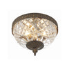 Crystorama Radley 8'' Flush Mount in English Bronze - Additional View