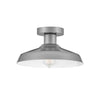 12072AL Forge 1 Light Outdoor Flush Mount|Main Image