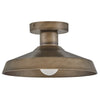 12072BU Forge 1 Light Outdoor Flush Mount|Alternate Image