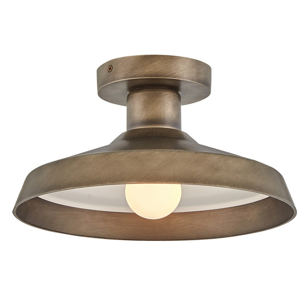 12072BU Forge 1 Light Outdoor Flush Mount|Alternate Image