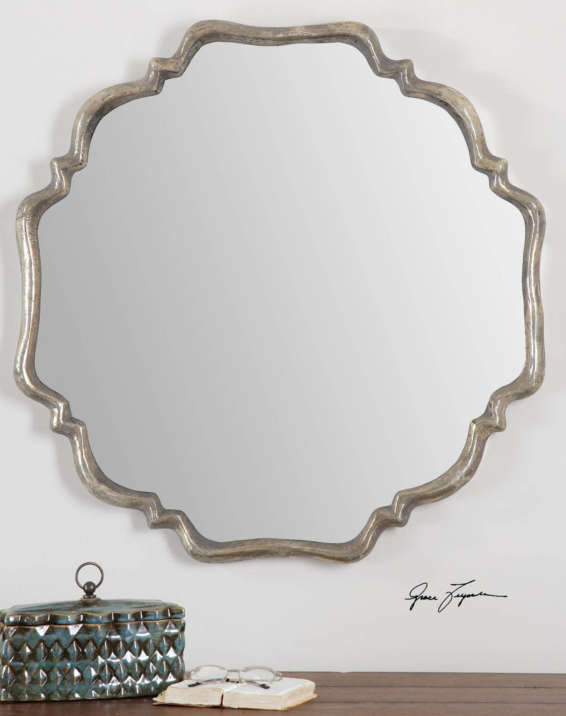 Gramercy Park Silver-Champagne Mirror - Luxe Home Decor - Alternate Image