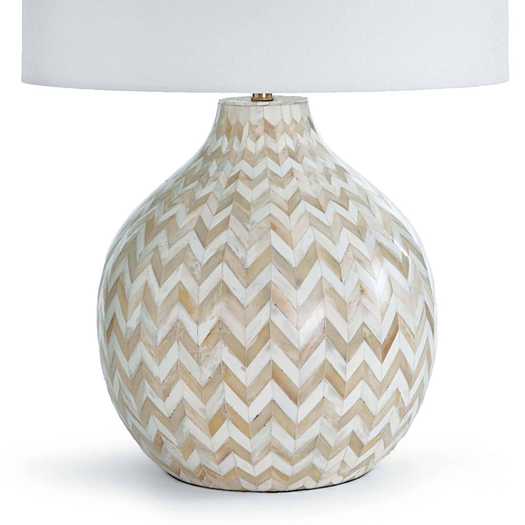 13-1201 Chevron 1 Light Table Lamp | Alternate Image