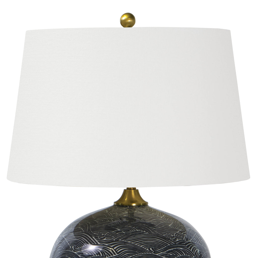 13-1289BLK Harbor 1 Light Table Lamp | Alternate Image