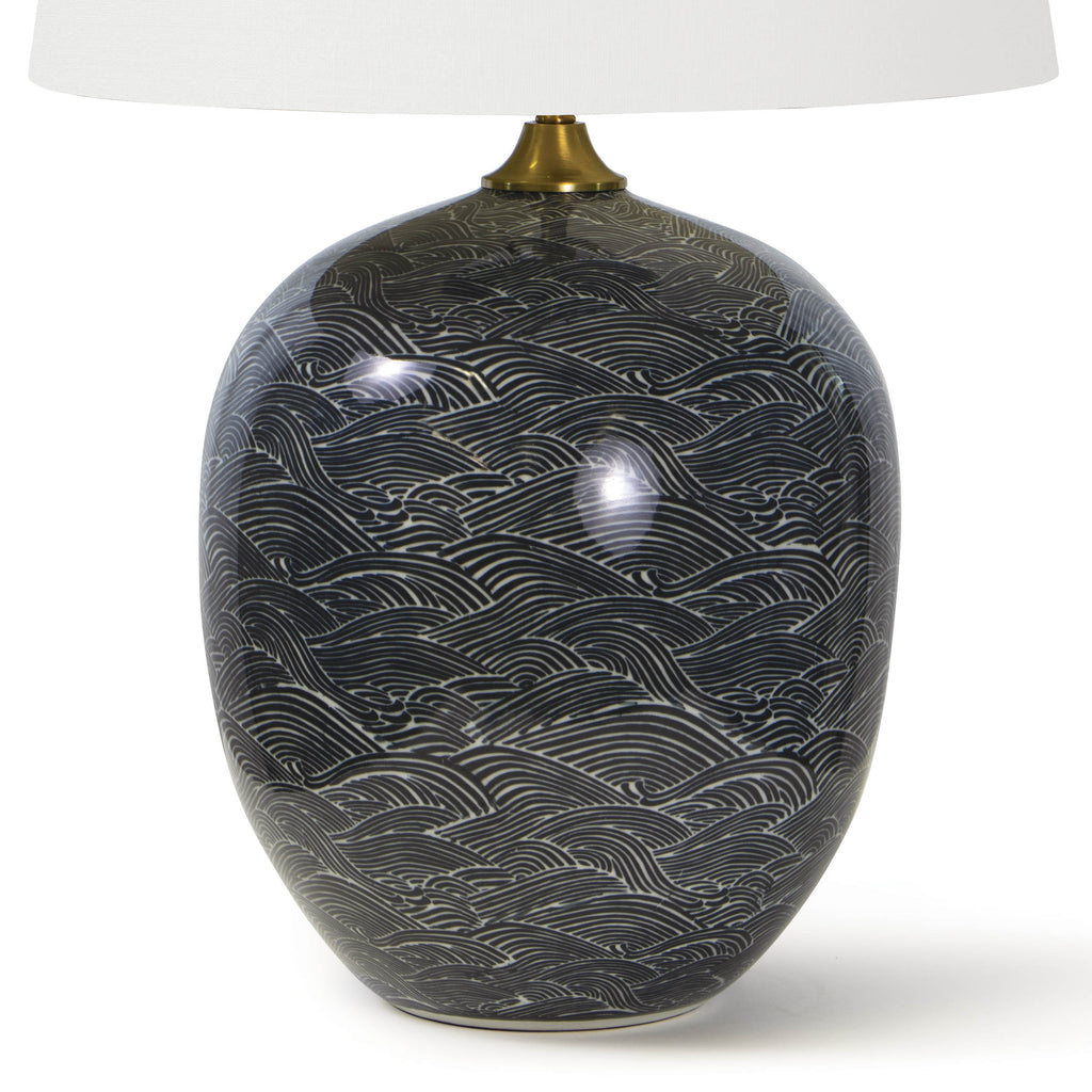 13-1289BLK Harbor 1 Light Table Lamp | Alternate Image