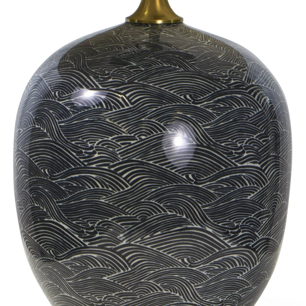 13-1289BLK Harbor 1 Light Table Lamp | Alternate Image