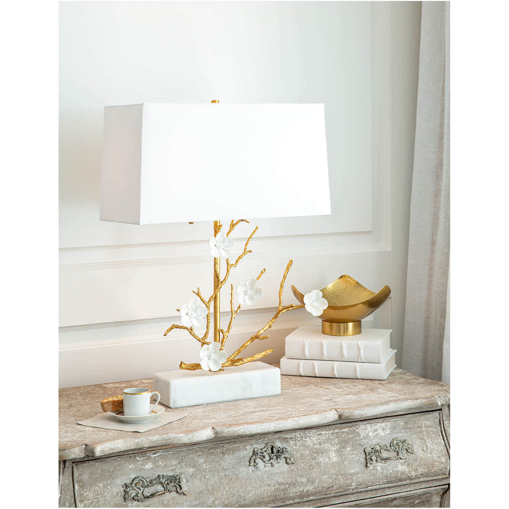 13-1330GLD Cherise 2 Light Table Lamp | Lifestyle Image