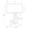 13-1330GLD Cherise 2 Light Table Lamp | Dimensions Image