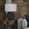 13-1349GRY Tropez 1 Light Table Lamp | Lifestyle Image