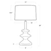 13-1350 Hope 1 Light Table Lamp | Dimensions Image