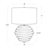 13-1369 Canyon 1 Light Table Lamp | Dimensions Image