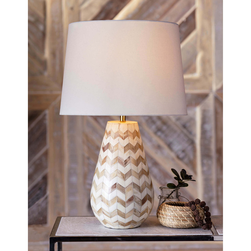 13-1463NAT Cassia 1 Light Table Lamp | Lifestyle Image