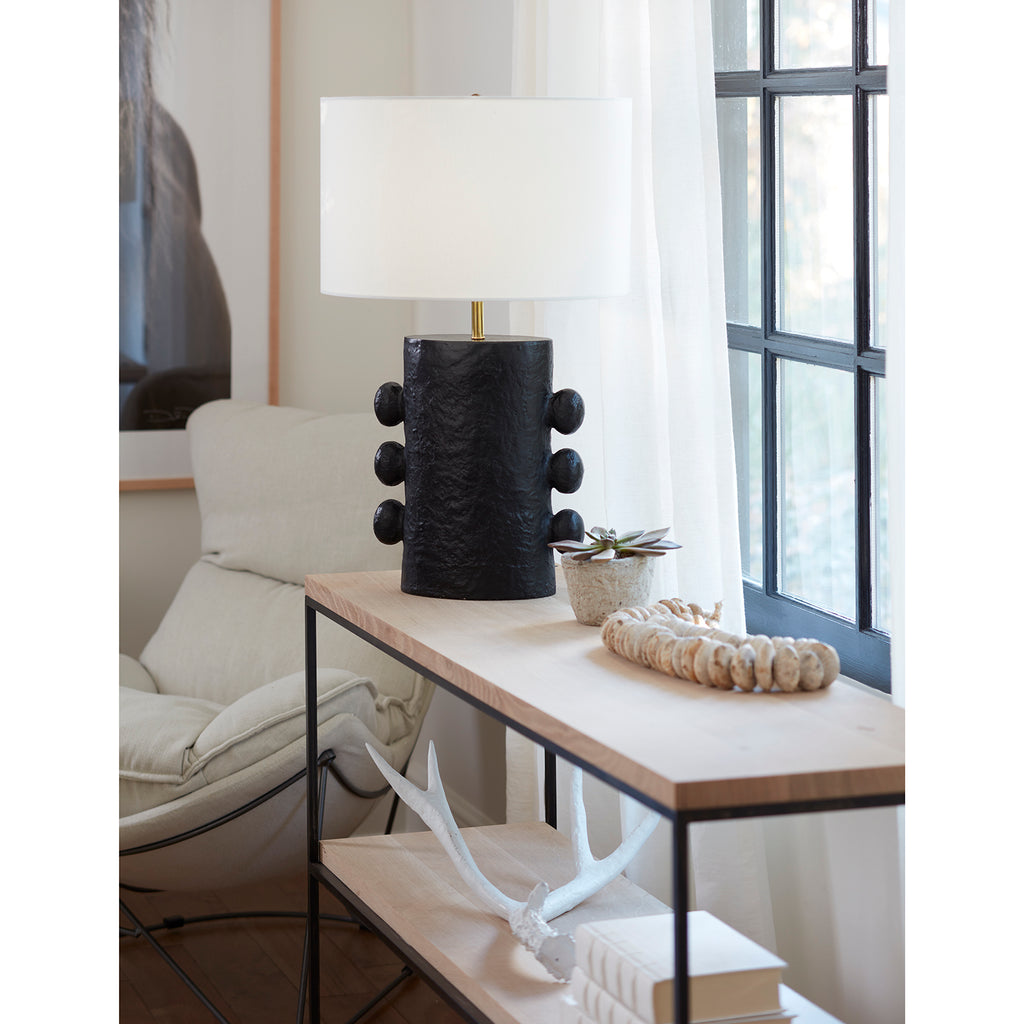 13-1537BLK Maya 1 Light Table Lamp | Lifestyle Image