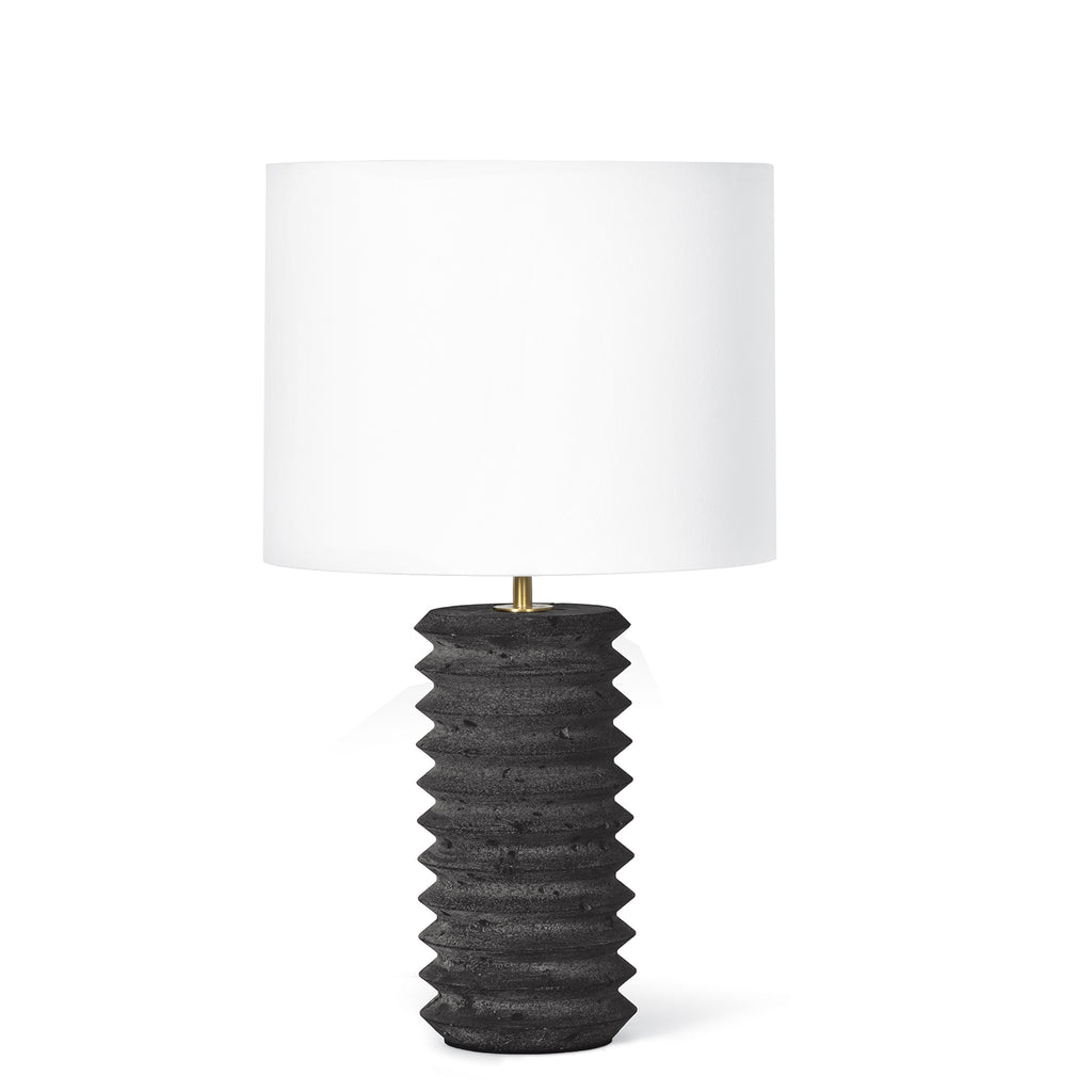 13-1587 Noir Column 1 Light Table Lamp | Main Image