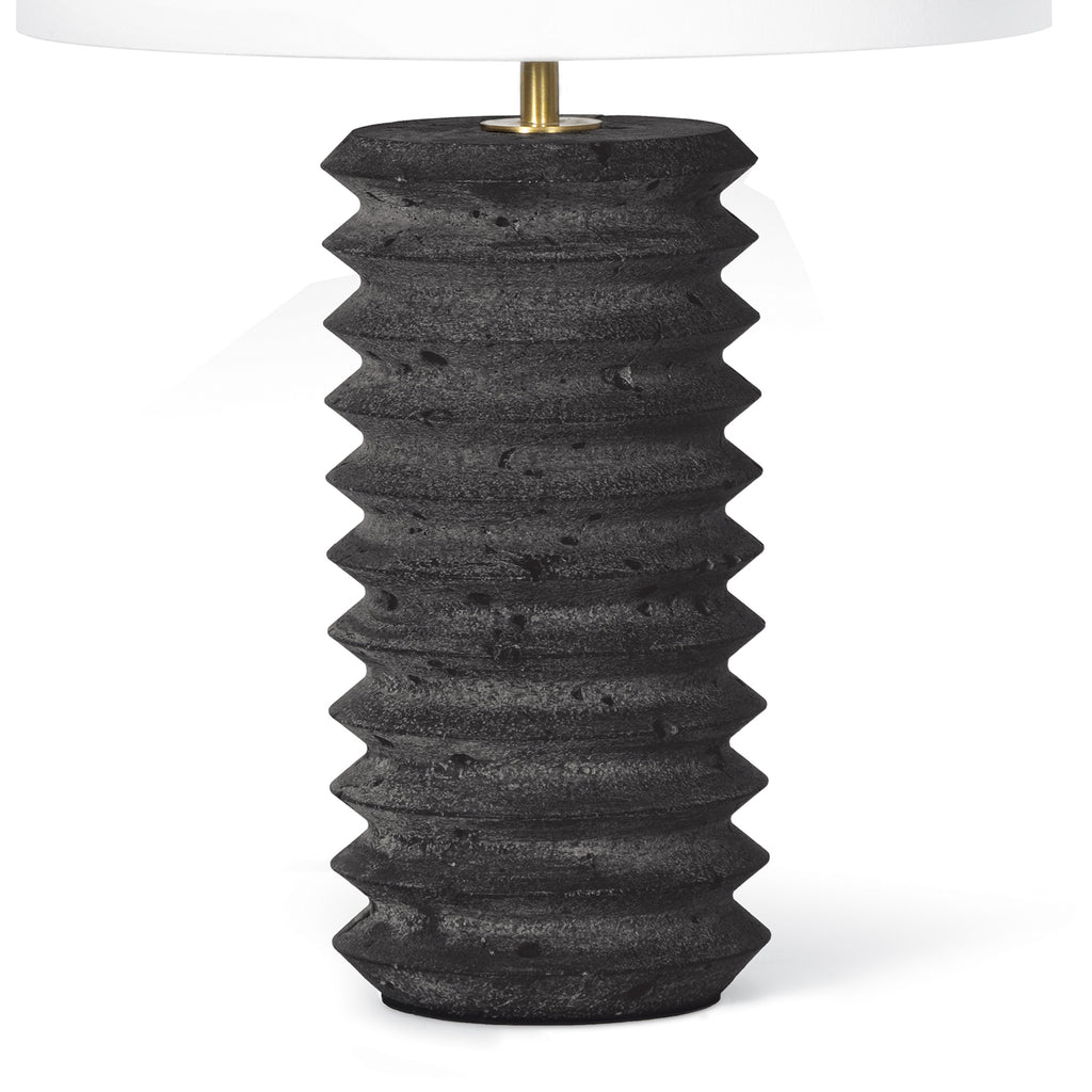 13-1587 Noir Column 1 Light Table Lamp | Alternate Image