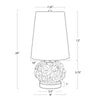 13-1672 Alice 1 Light Table Lamp | Dimensions Image