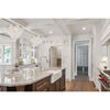 Crystorama Calypso 13'' Chandelier in Polished Chrome - Lifestyle View