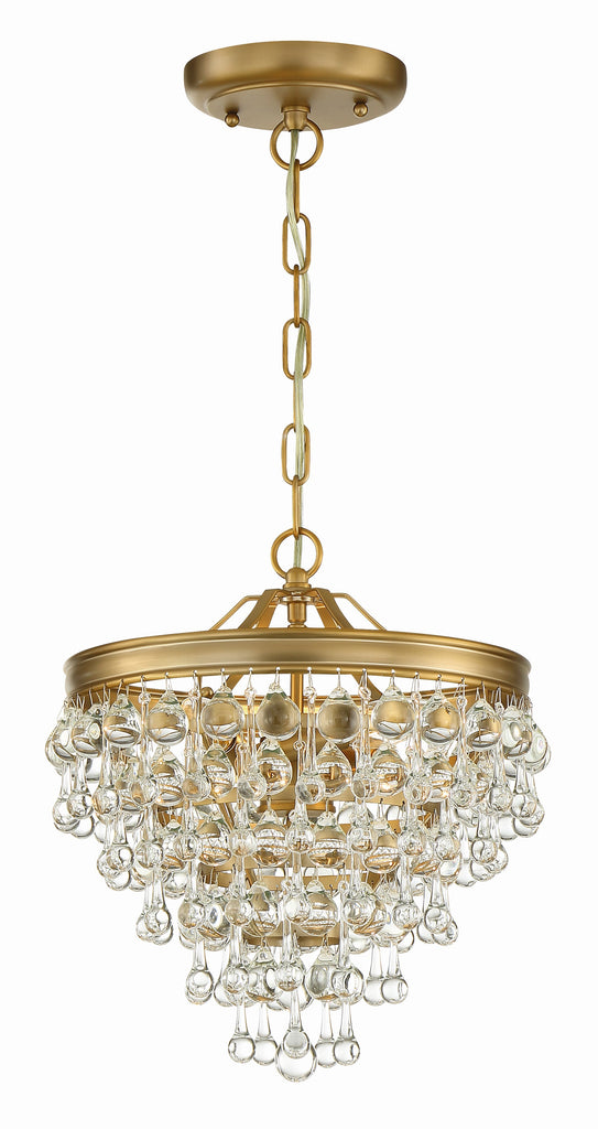 130-VG_ULN Calypso 3 Light Mini Chandelier | Main Image
