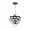 Crystorama Calypso 13'' Chandelier in Vibrant Bronze - Additional View