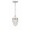 Crystorama Calypso 7.25'' Chandelier in Polished Chrome - Additional View
