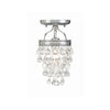 Crystorama Calypso 7.25'' Semi Flush Mount in Polished Chrome - Additional View