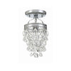 Crystorama Calypso 7.25'' Semi Flush Mount in Polished Chrome - Additional View