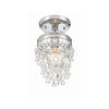 Crystorama Calypso 7.25'' Semi Flush Mount in Polished Chrome - Additional View