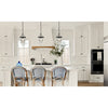 Crystorama Calypso 7.25'' Chandelier in Matte Black - Lifestyle View