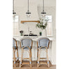 Crystorama Calypso 7.25'' Chandelier in Matte Black - Lifestyle View