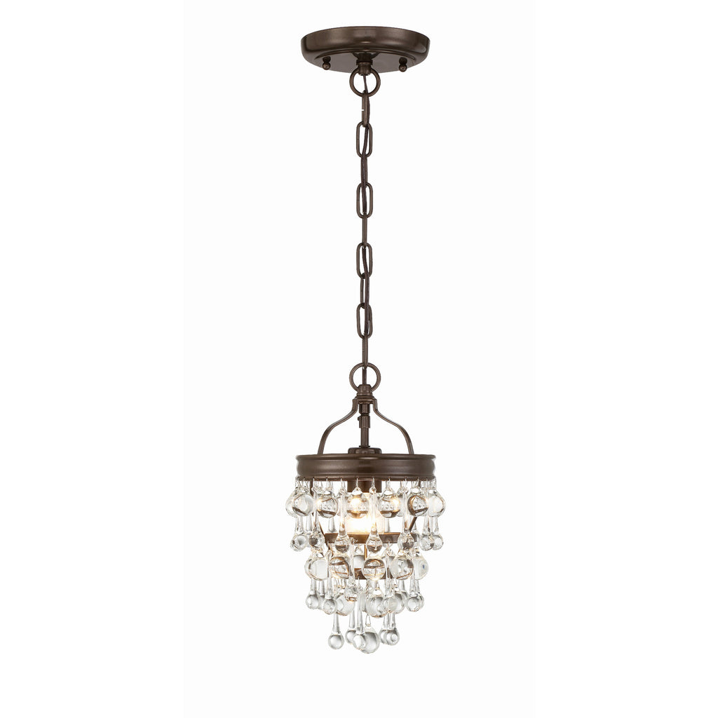 Crystorama Calypso 7.25'' Chandelier in Vibrant Bronze - Additional View