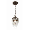 Crystorama Calypso 7.25'' Chandelier in Vibrant Bronze - Additional View