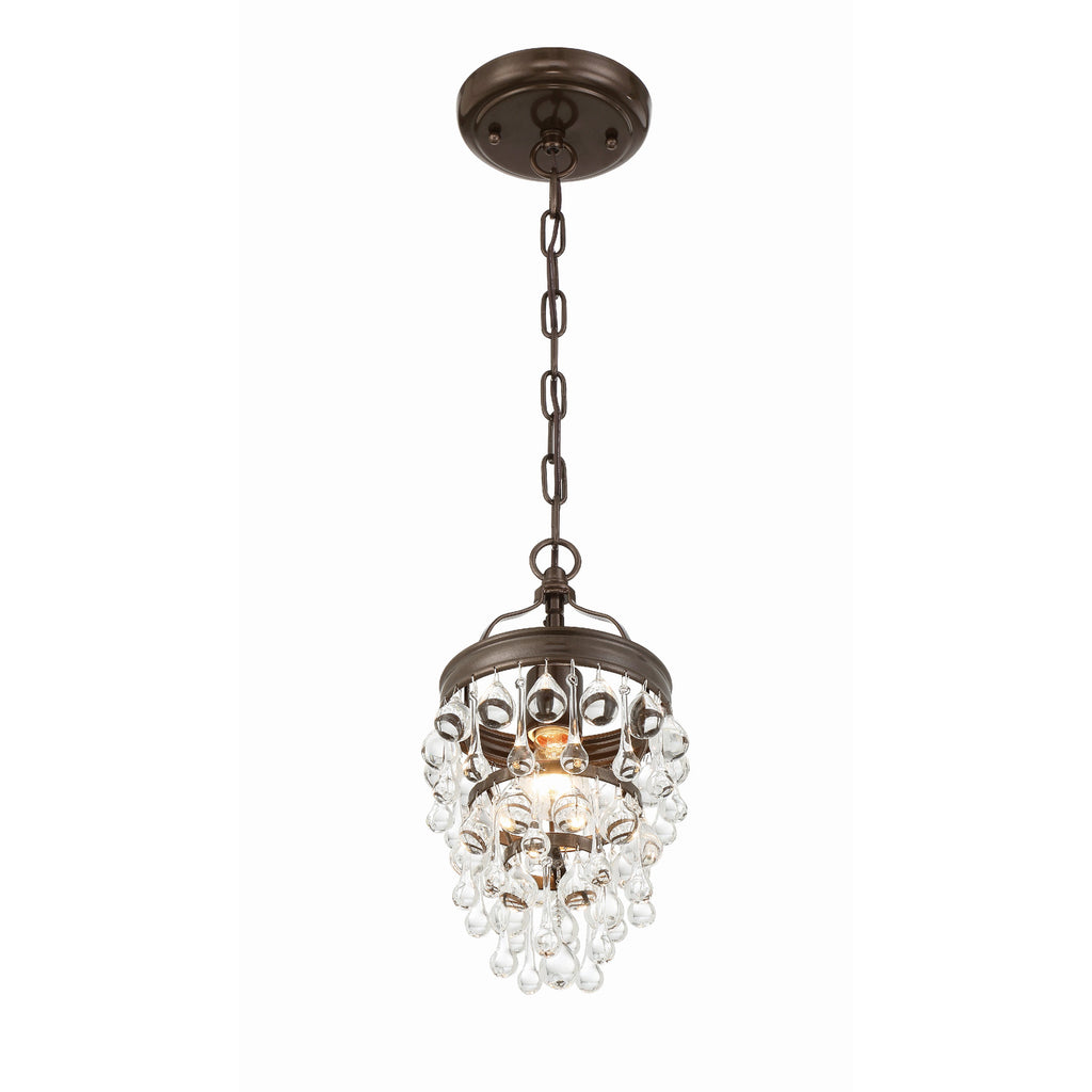 Crystorama Calypso 7.25'' Chandelier in Vibrant Bronze - Additional View