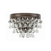 Crystorama-OPEN-BOX Calypso 2 Light Sconce in Vibrant Bronze - Front View