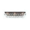 Crystorama Calypso 23'' Bathroom Vanity in Vibrant Bronze - Front View