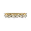 Crystorama Calypso 33'' Bathroom Vanity in Vibrant Gold - Front View