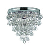 Crystorama Calypso 10.5'' Flush Mount in Polished Chrome - Additional View