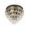 Crystorama Calypso 10.5'' Flush Mount in Matte Black - Additional View