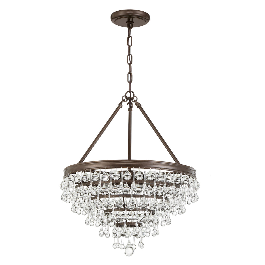 136-VZ Calypso 20'' Chandelier | Alternate Image