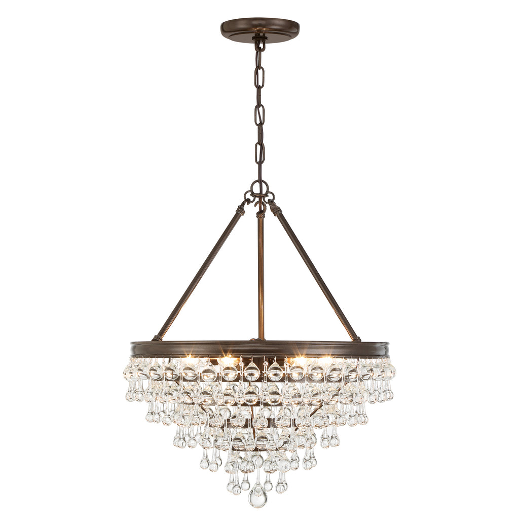 136-VZ Calypso 20'' Chandelier | Alternate Image