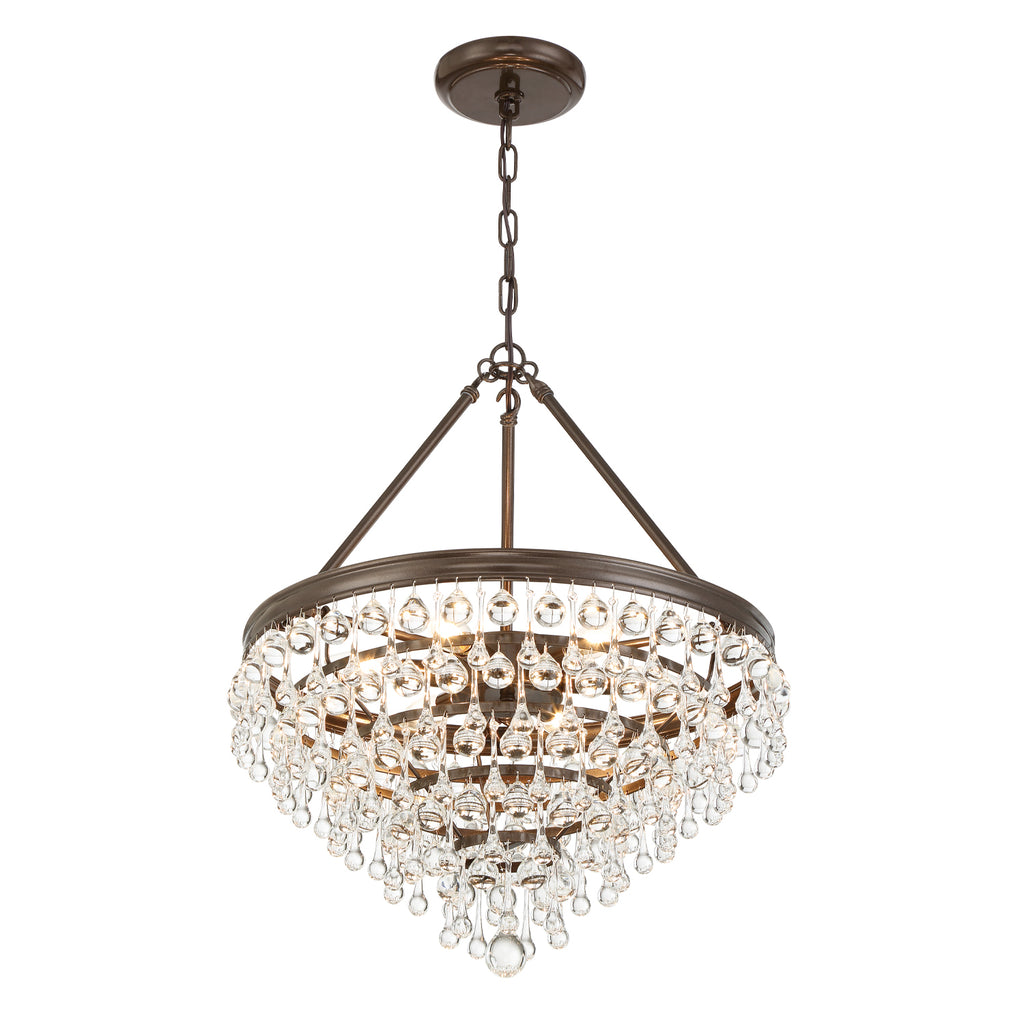 136-VZ Calypso 20'' Chandelier | Alternate Image
