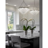 Crystorama Calypso 25'' Chandelier in Polished Chrome - Lifestyle View