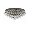 Crystorama Calypso 20'' Flush Mount in Vibrant Bronze - Additional View