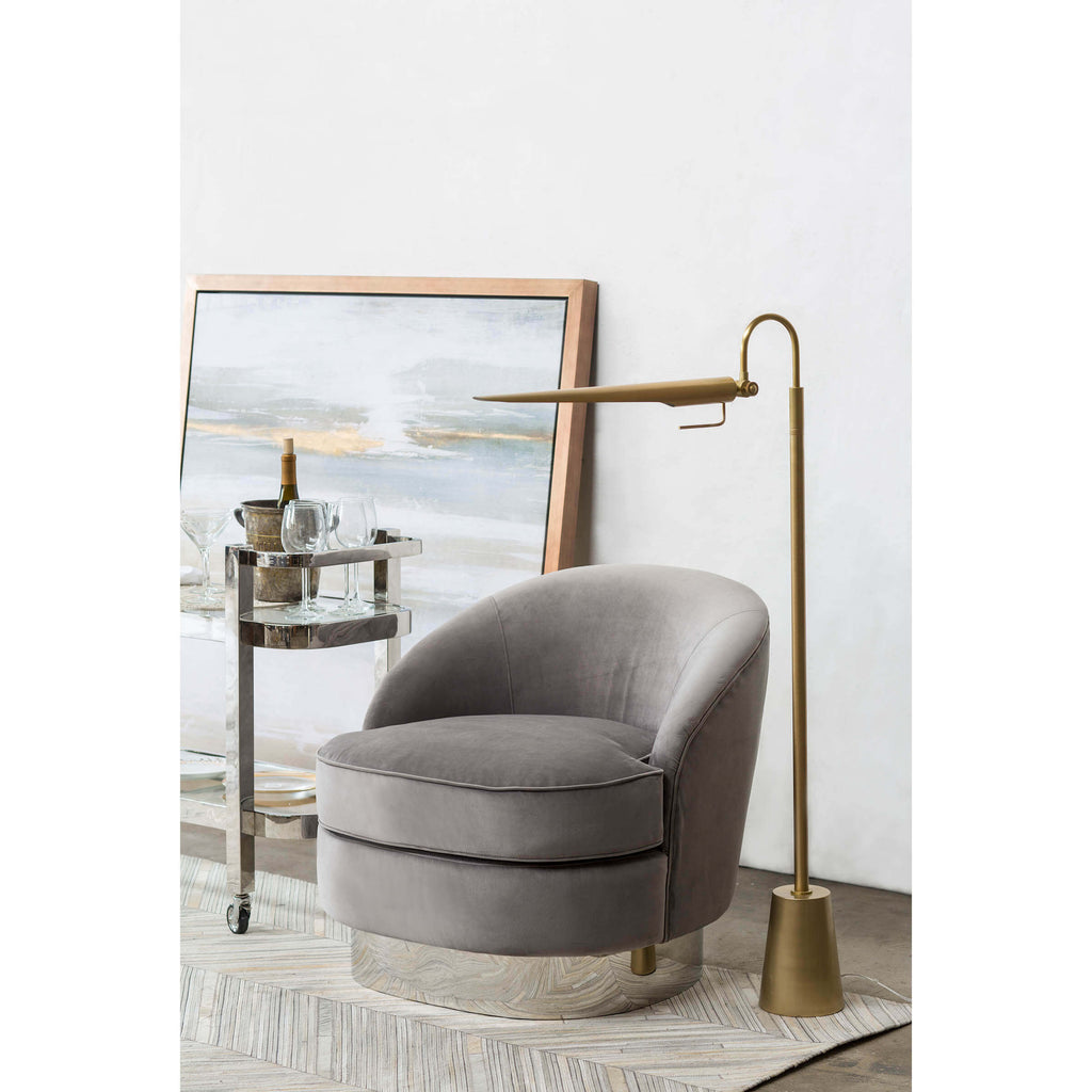 14-1017NB Raven 1 Light Floor Lamp | Lifestyle Image
