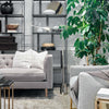 14-1017PN Raven 1 Light Floor Lamp | Lifestyle Image