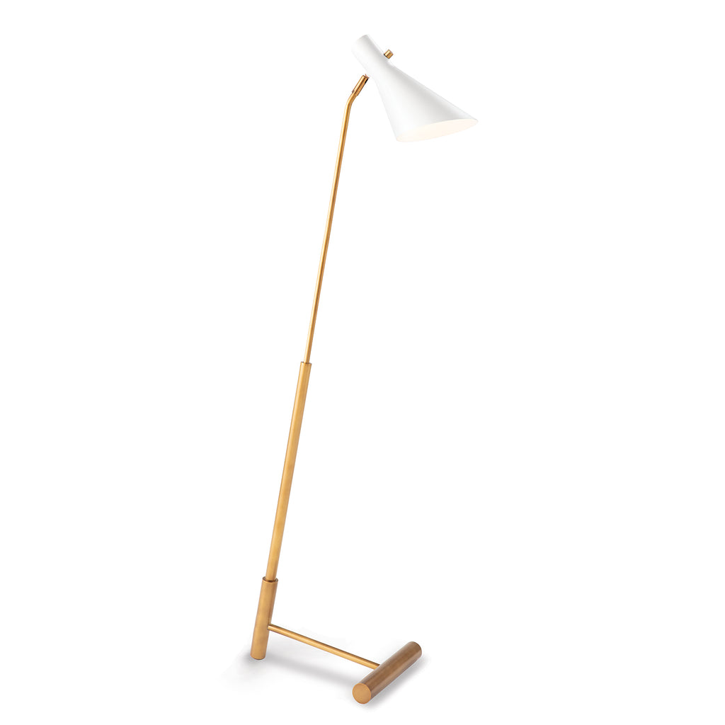 14-1060WTNB Spyder 1 Light Floor Lamp | Main Image